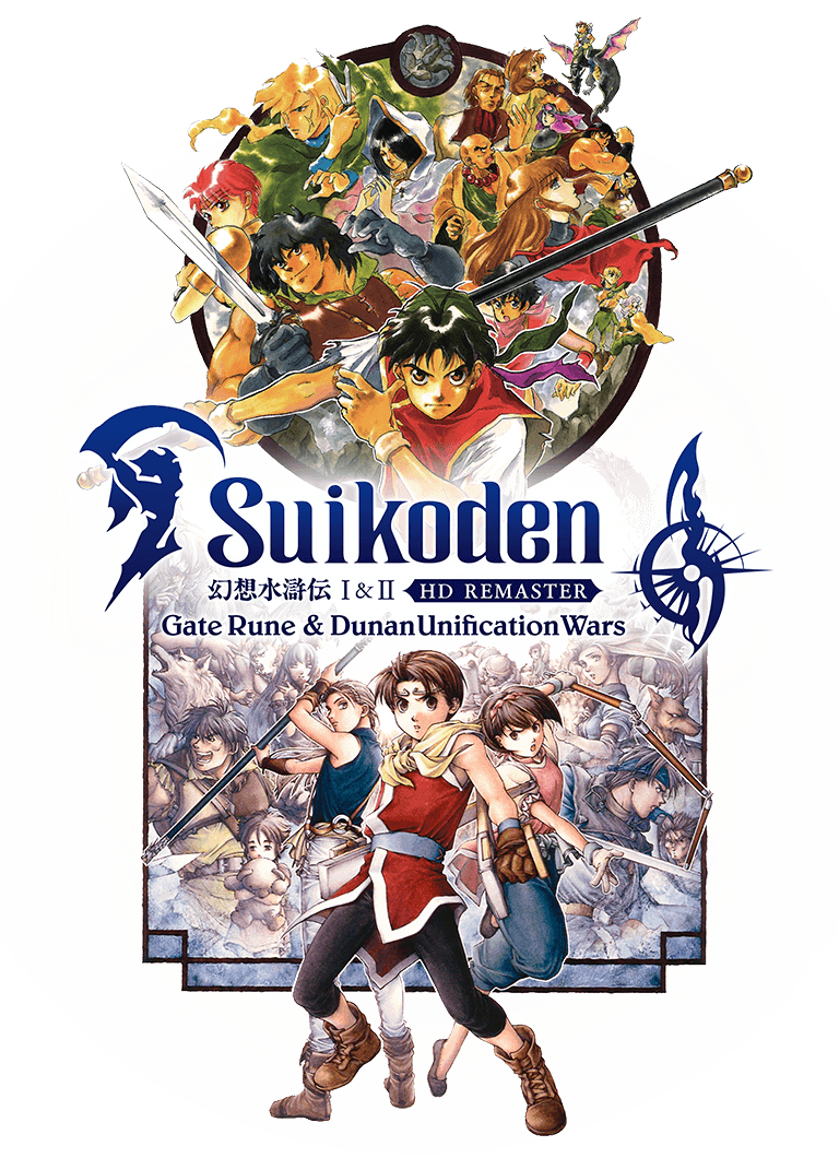 Suikoden I and II (1-2) HD Remaster Gate Rune and Dunan Unification Wars + DLC
